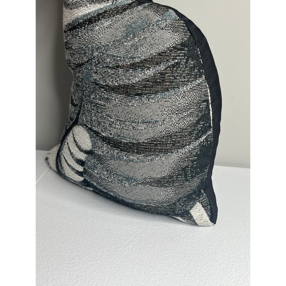 Decorative Cat Tapestry Pillow Blue Eyes 15" - Picture 4 of 8